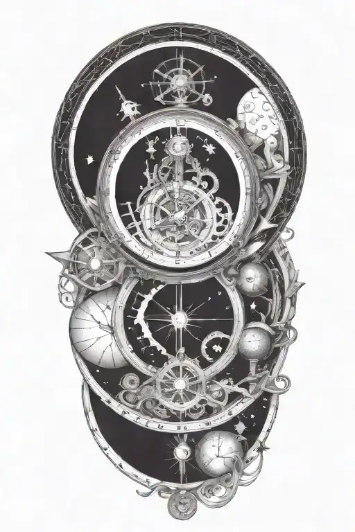 A Mechanical Clock With Intricate Astronomy