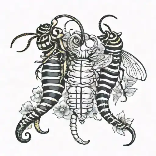 Bee And Cobra Wrapped