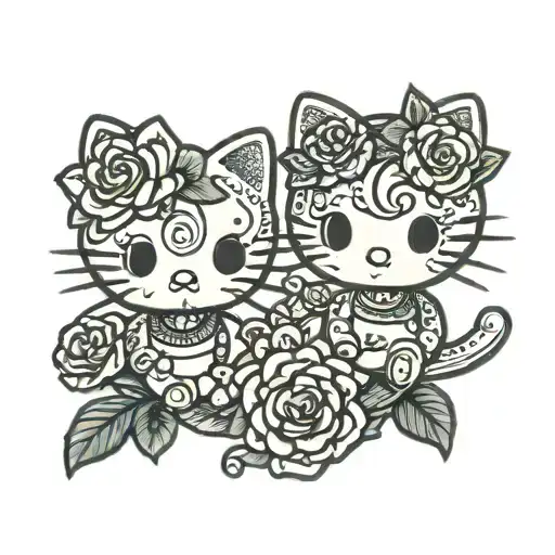 Hello Kitty & Mimi Matching Sister