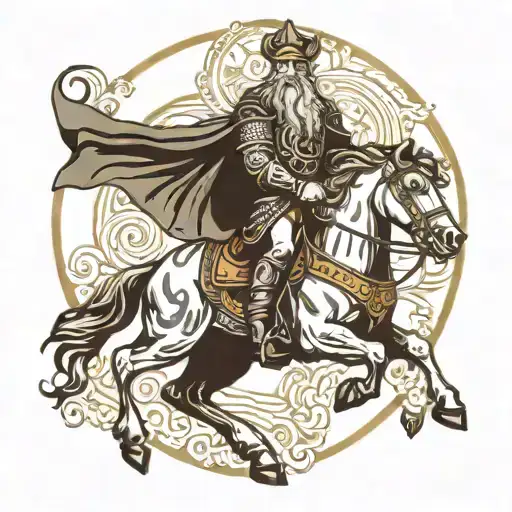 Odin Riding Sleipnir