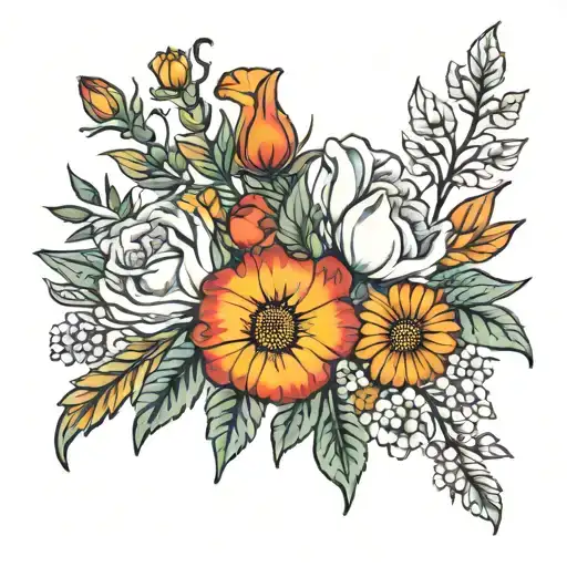 January December And July Birth Flowers