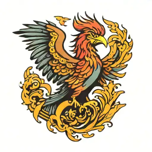 Phoenix Rising Phoenix Bird
