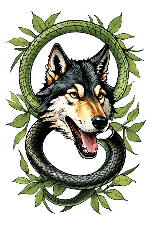 Snake Wolf Leaves