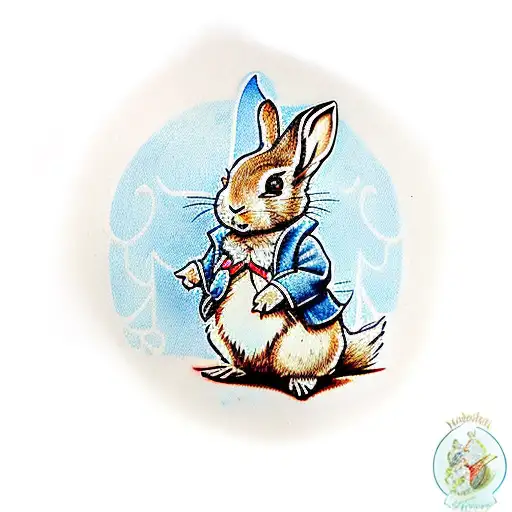 Peter Rabbit Stuffed Animal With Blue Jacket
