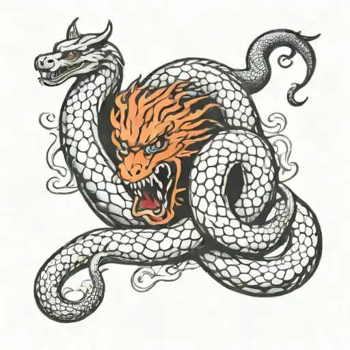Snake And Dragon Wrap Up