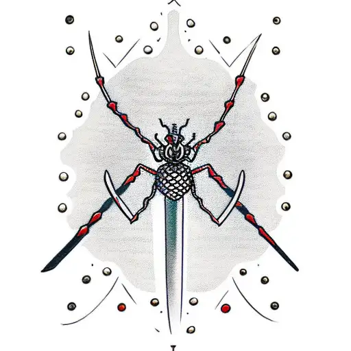 Sword With Spider