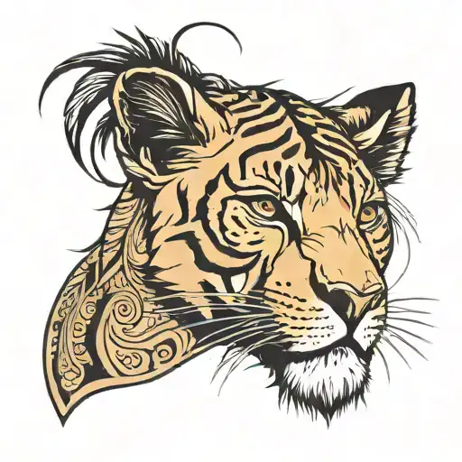 A Realistic Portrait Of Scar From The Lion King With A Modern Twist