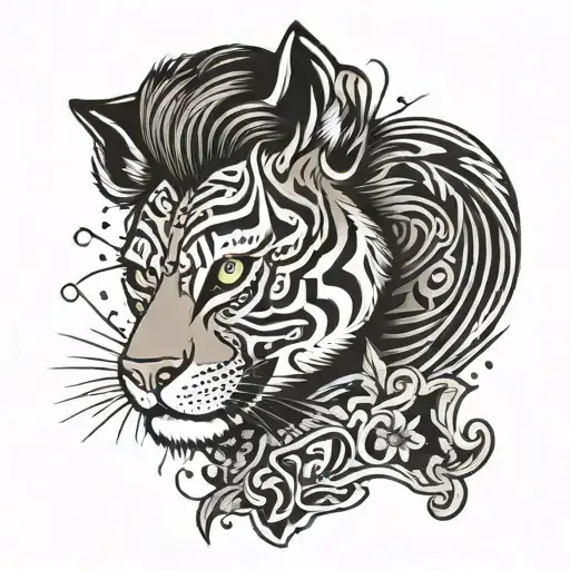 A Portrait Of Scar With A Modern Twist