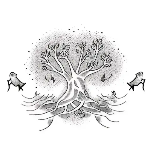 Tree Of Life Autism Boy And Girl