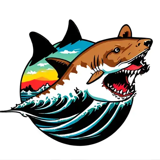 Bear And Shark Mountain Wave