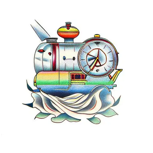 Time Train Butterfly Travel