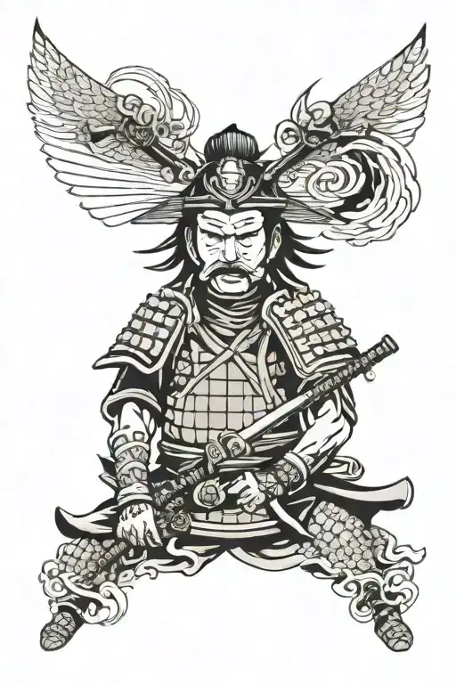 Samurai Warrior Face