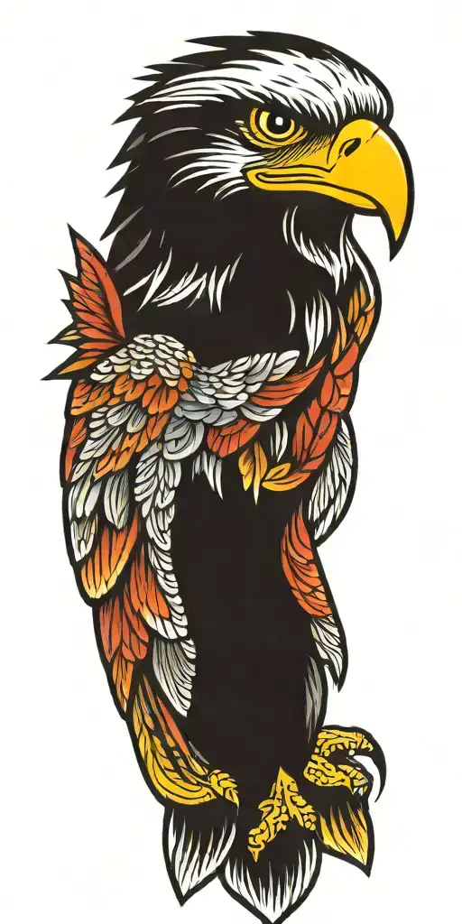 American Traditional With Eagle