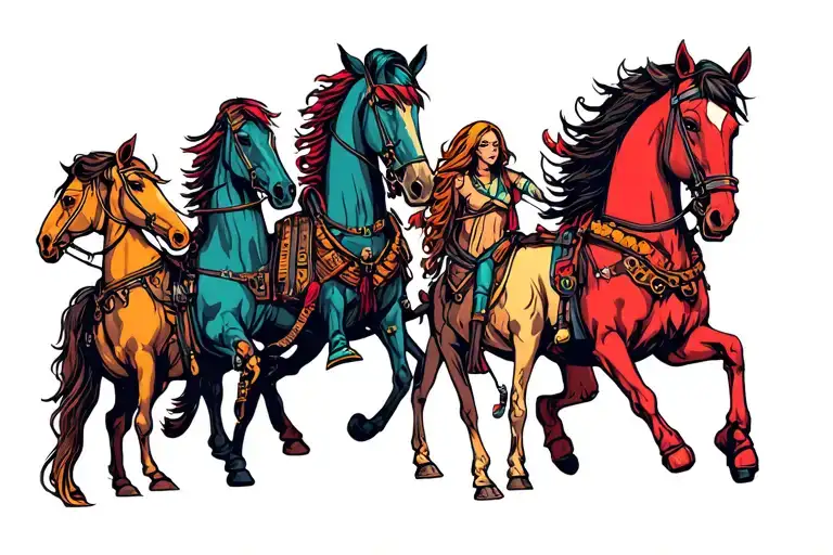 Four Horsemen Of The Apocalypse Are Cyberpunk