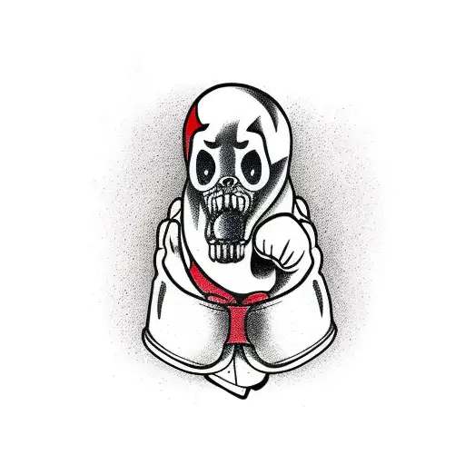 A Boxing Gloves Surrounded By Tree And Animals