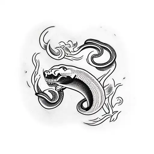 Black Snake White Snake Life And Death Symbolism