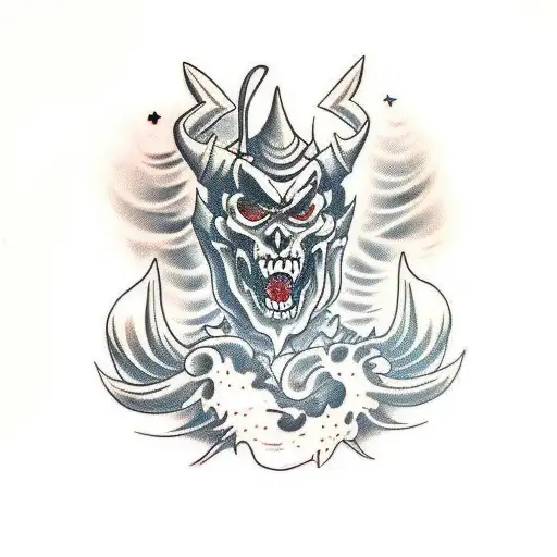 Oni Demon Skull