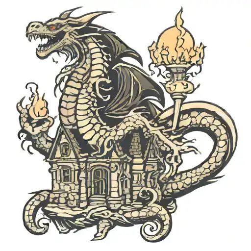 Dark Castle Wizard Dragon