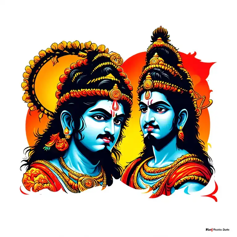 Shiv And Hanuman