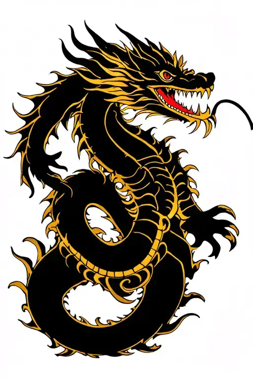 Kaido Dragon One Piece With Ashura Gold Back