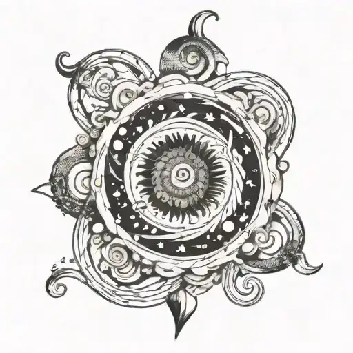 Fibonachi Spiral Galaxy