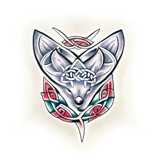 Celtic Knot Fox