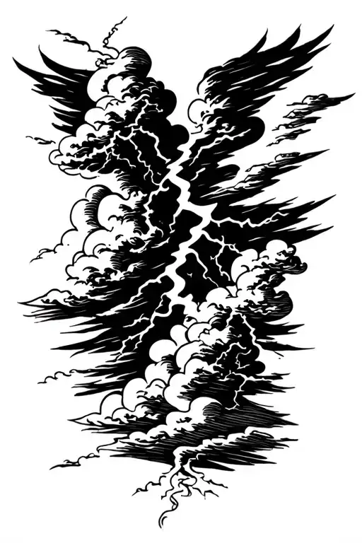 Cloud Lightning Storm