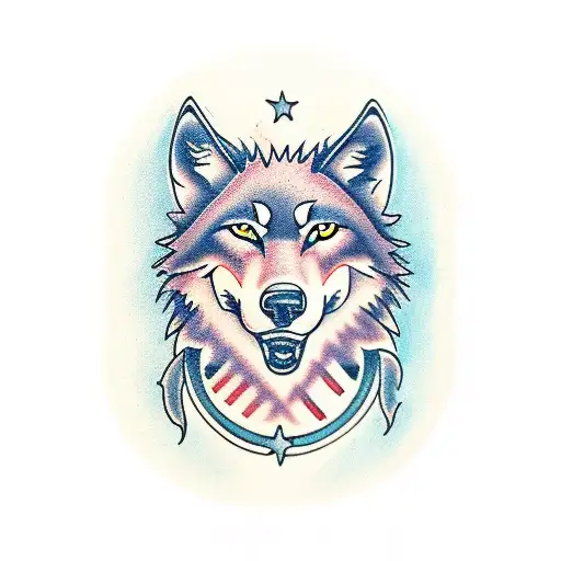 Wolf And Moon Houing