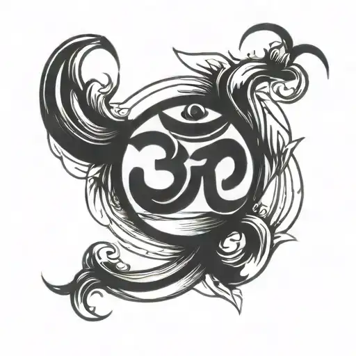 Om Symbol Intertwined