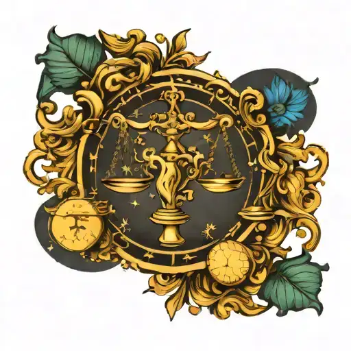 A Historical Figure Or Symbol Related To The Zodiac Signs Of Libra And Virgo