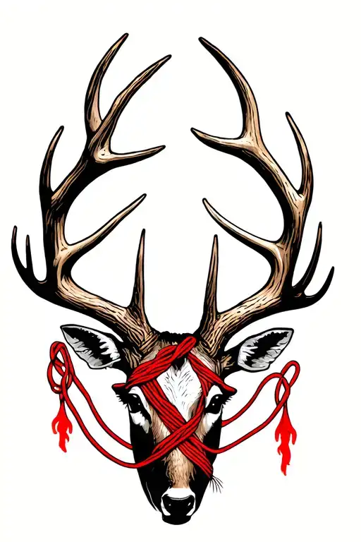 Antler Red String Of Fate