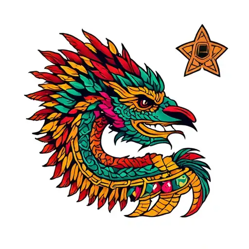 Quetzalcoatl Original Aztec Style