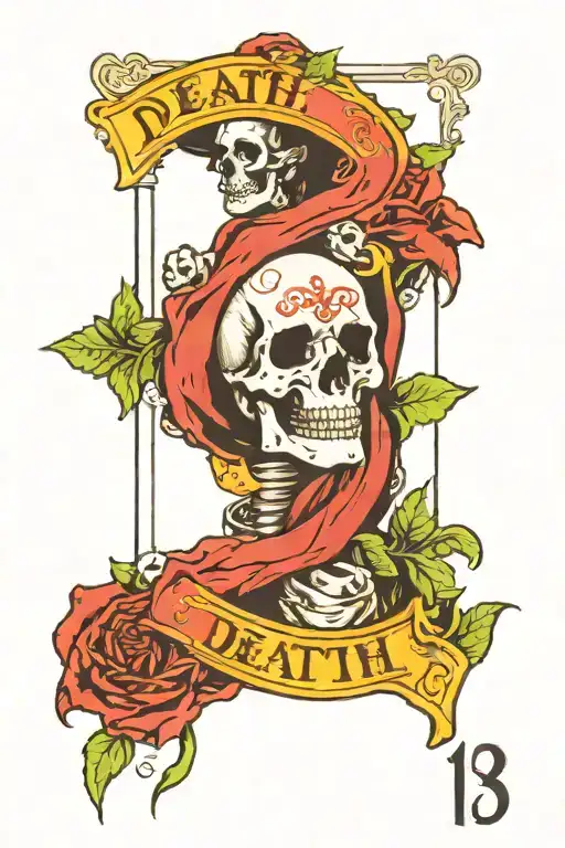 Death 13 Tarot Card