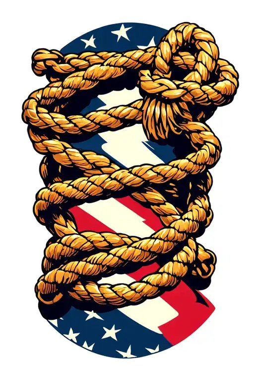 Rope And Chain Wrapped