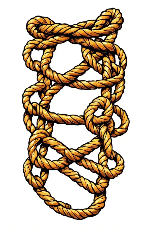 Rope And Chain Wrapped