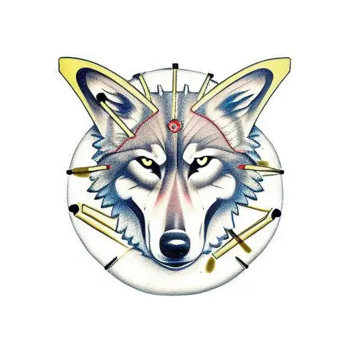 Wolf With Bullets And Brass Knuckles