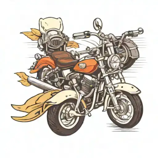 Combine Elements Of A Classic Car And A Modern Motorcycle In A Unique Design