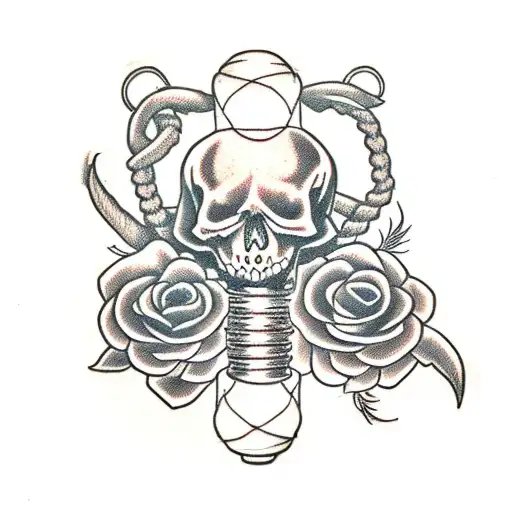 Lantern Rope Skeleton