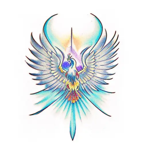 Face Phoenix Crystal Wings