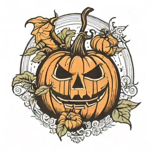 Pumpkin And Jack Skelligton