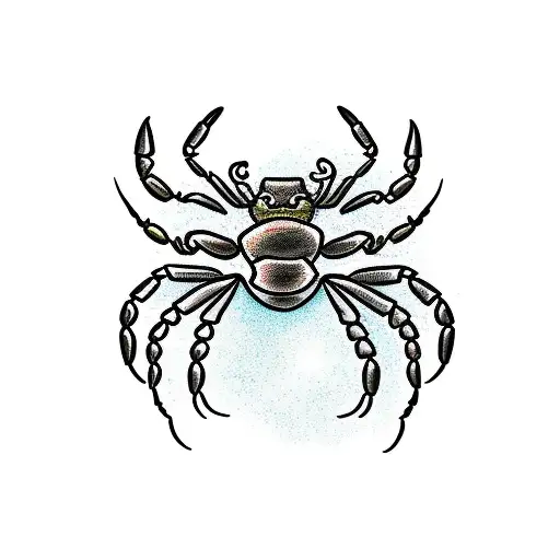 Scorpion With A Crab