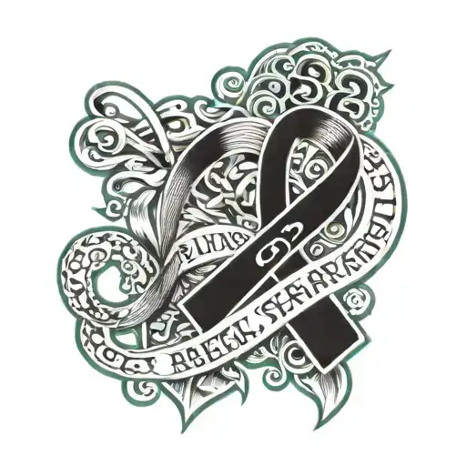 Kidney Disease Awareness Ribbon With The Date 6-1-23