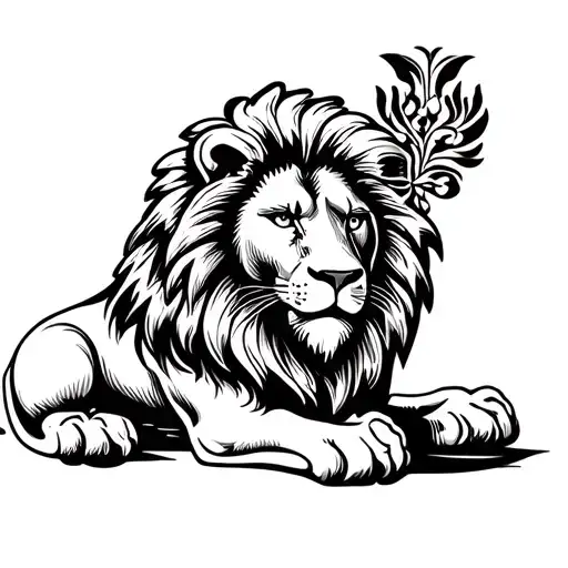 Lion Wearing