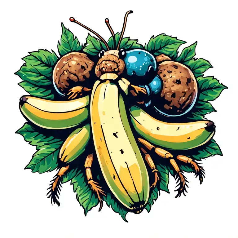 Meatball Banana Bug Pile