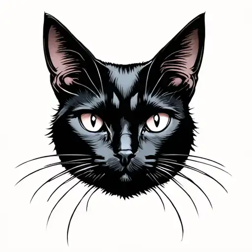 Black Cat Face