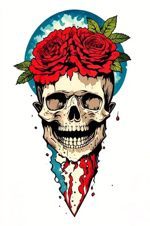 Off Road Shock In Leg With Skin Pealing Apart To See Shick