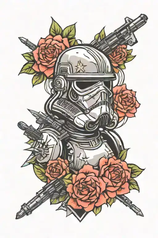 Star Wars Death Trooper Pinup Girl