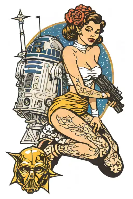 Star Wars Pinup Girl