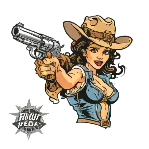 Fallout New Vegas Cowgirl Pinup Girl