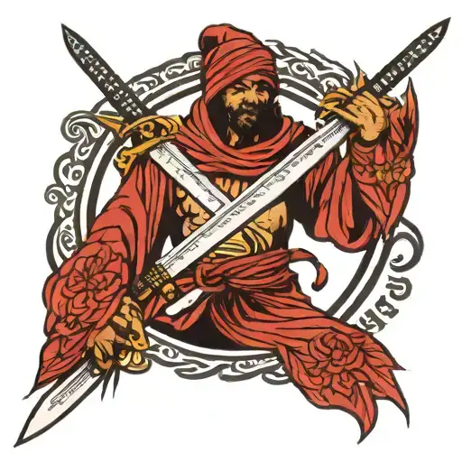 Assassins Believe In Ahura Mazda With Katana